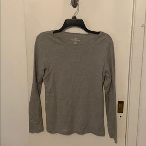 Gray Long-Sleeved Tee